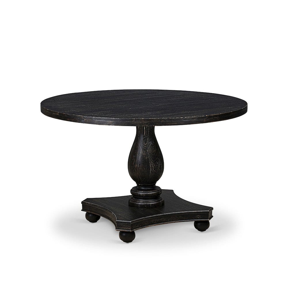 East West Furniture - Wood Modern Dining Table - Black