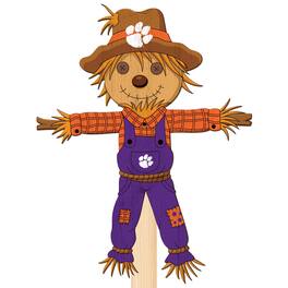 Fan Creations - Clemson Tigers 12" Scarecrow Yard Stake - Multicolor
