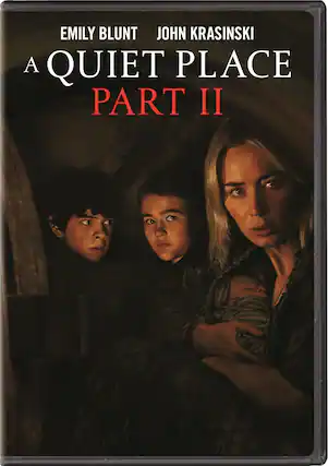 Front. A Quiet Place, Part II - DVD.