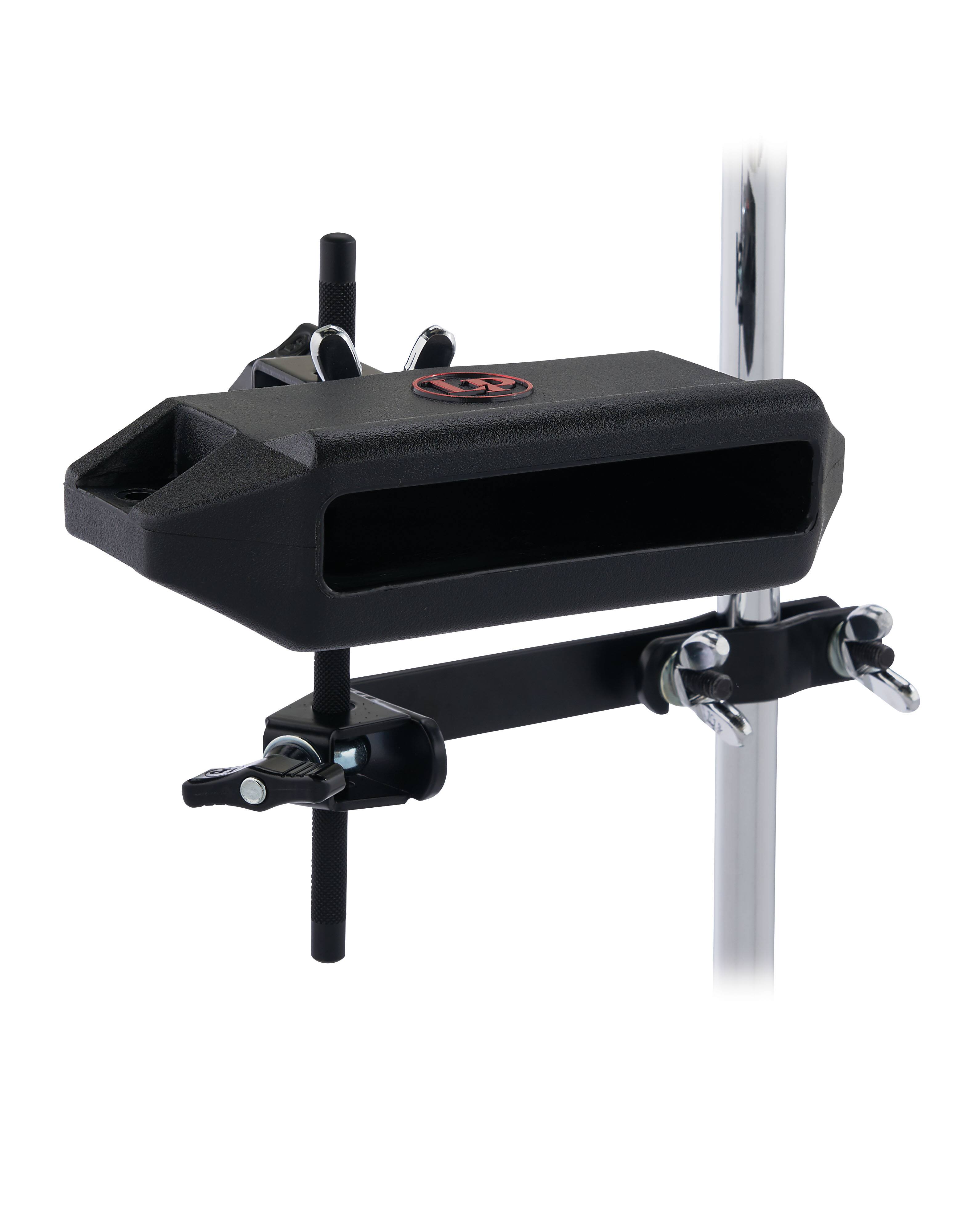 Front. Latin Percussion - Stealth Jam Block w/Percussion Arm.