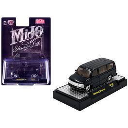 1995 Chevrolet Astro Van "Slow & Low" Black Limited Edition to 6720 pieces Worldwide 1/64 Car by M2 Machines