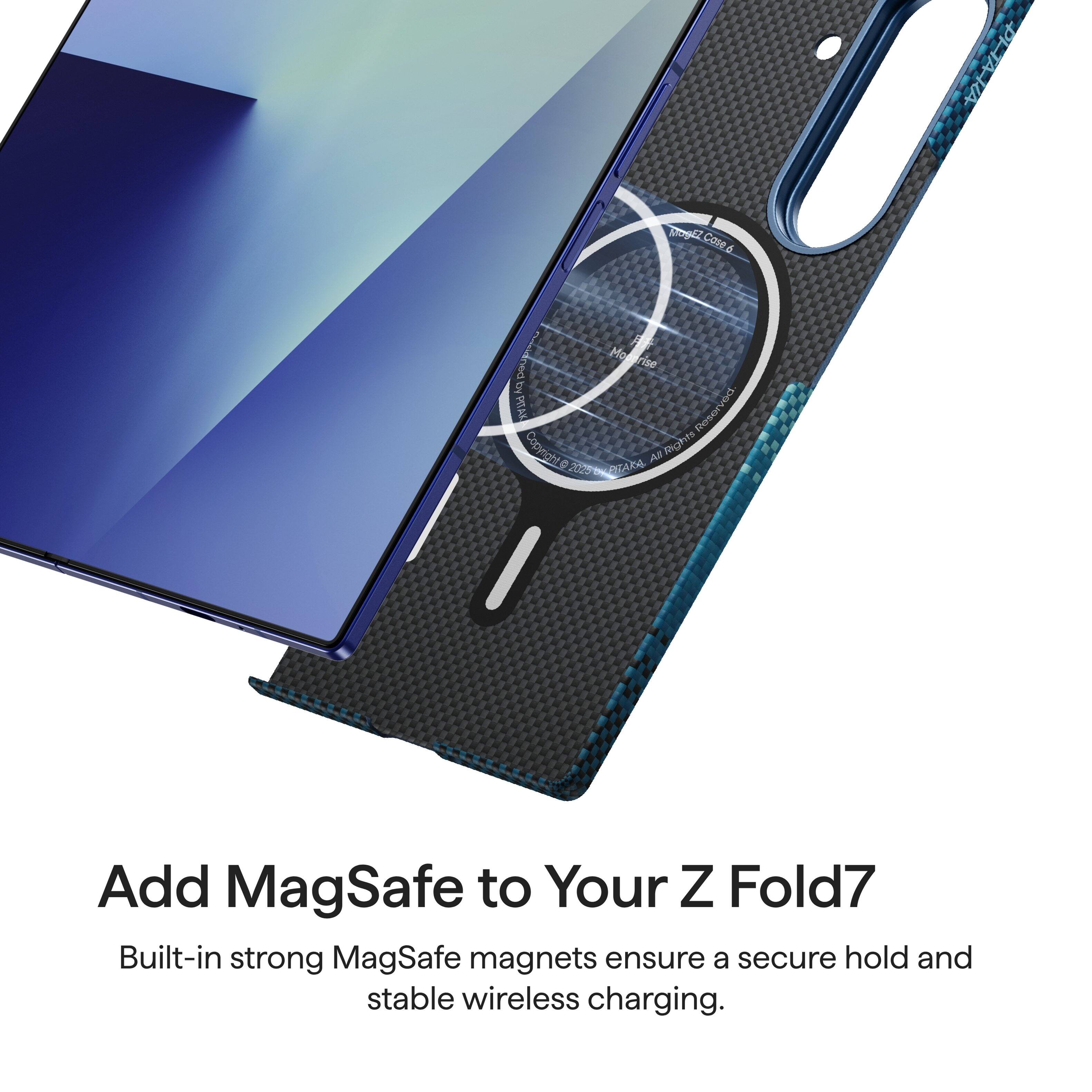 Pitaka Z Fold 7 MagSafe Case, Slim & Light Galaxy Z Fold 7 Case