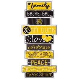 Fan Creations - Wichita State Shockers 5'' x 24'' Celebrations Stack Sign - Multicolor
