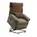 Alt View 11. Bestier - Triple Motor Power Lift Recliner Chair with Removable Cover Lumbar Pillow and Side Pocket - Brown.