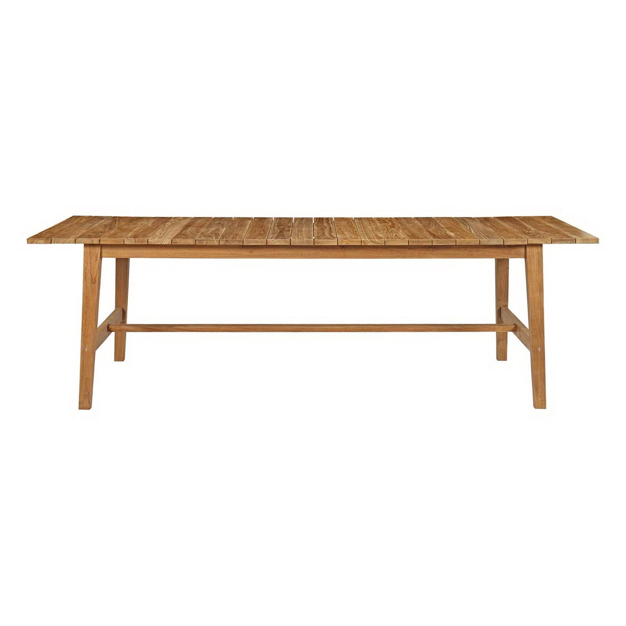 Left. Modway - Dorset Outdoor Patio Teak Dining Table by Modway - Natural.