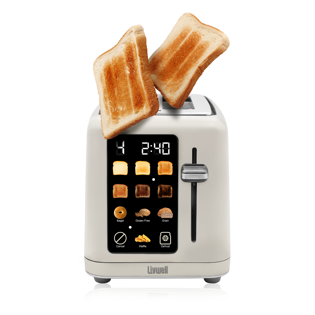 H 2:80  
Bagel  
Gluten Free  
Defrost  
Livwell  
Livwell