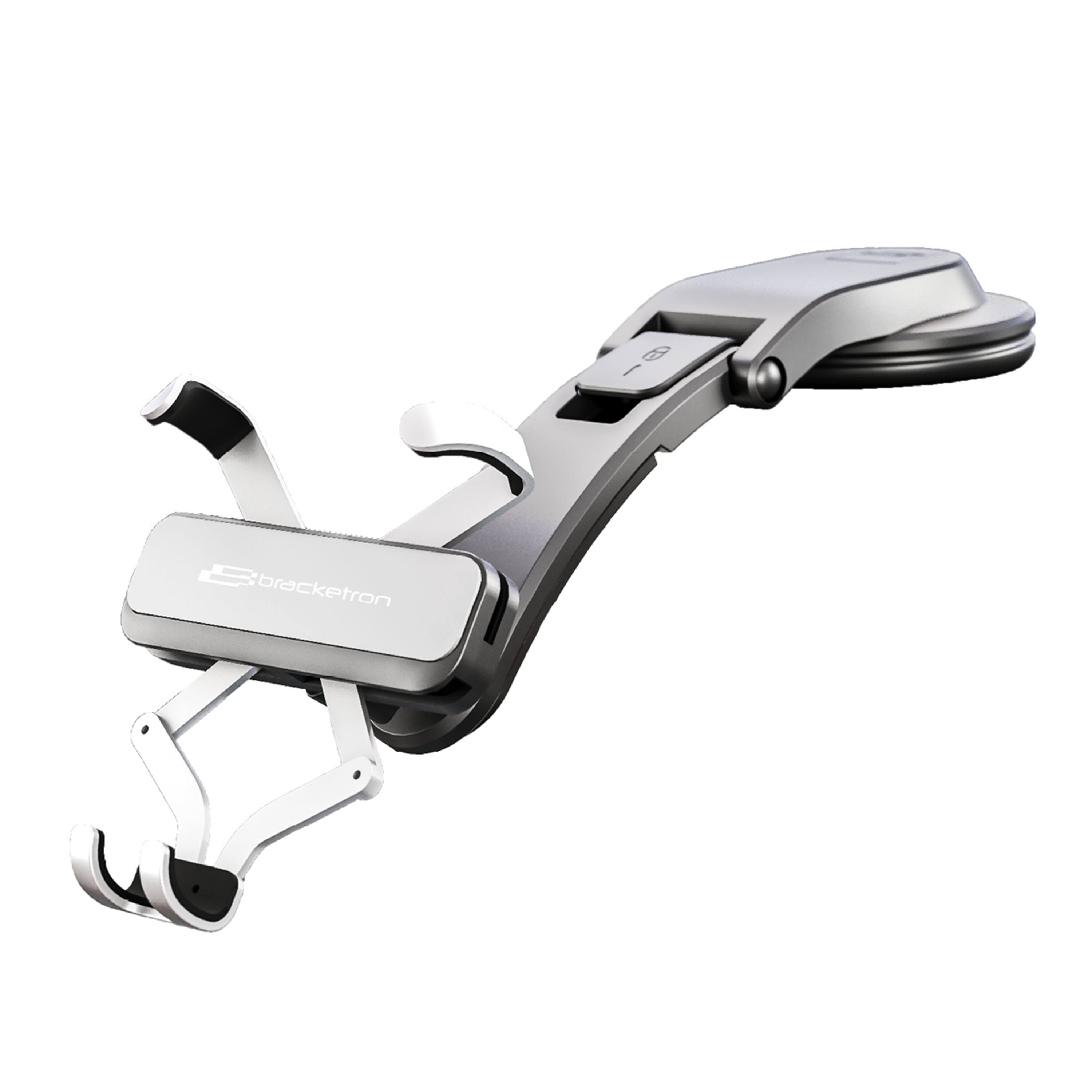 Angle. Bracketron - Bracketron AutoGrip Low-Profile Dash Mount – Smartphone Holder with TemperBond™ Suction Grip - Black.