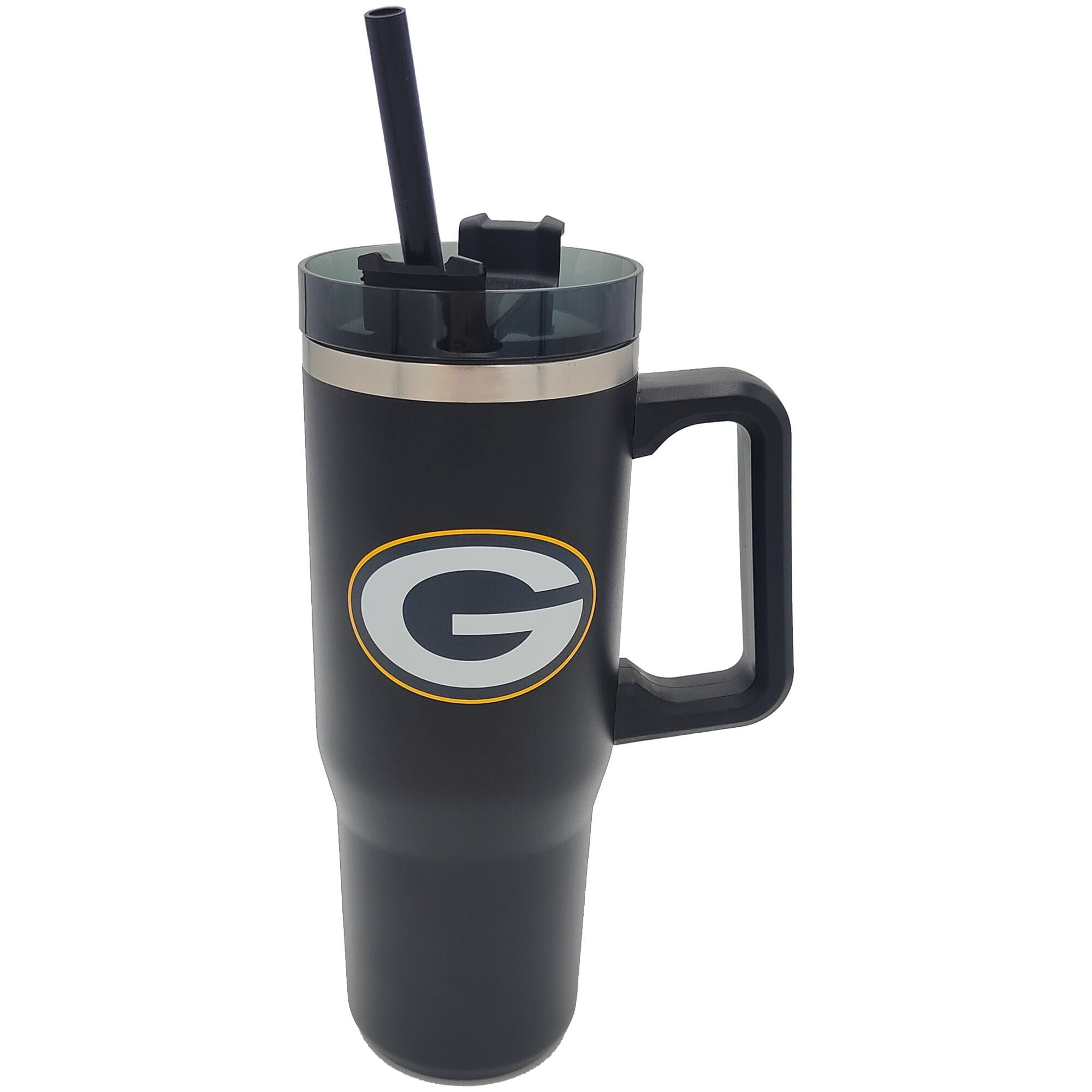 Alt View 1. Pegasus - Green Bay Packers 60" x 70" Logo Blanket and 30oz Stainless Steel Tumbler Combo - Multicolor.
