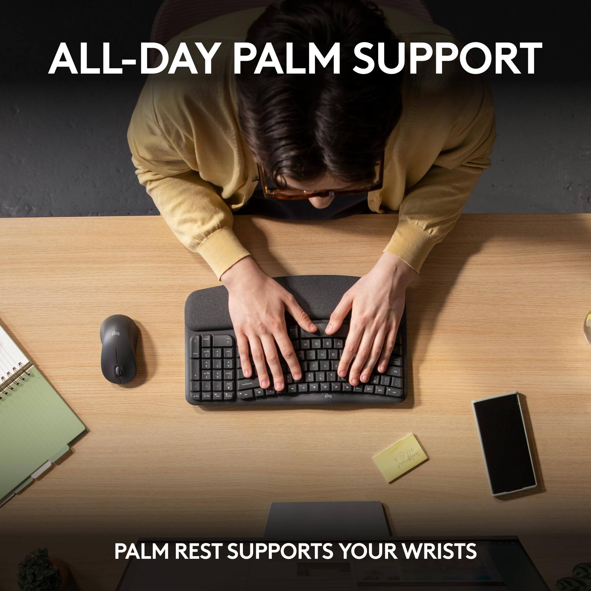 ALL-DAY PALM SUPPORT

PALM REST SUPPORTS YOUR WRISTS