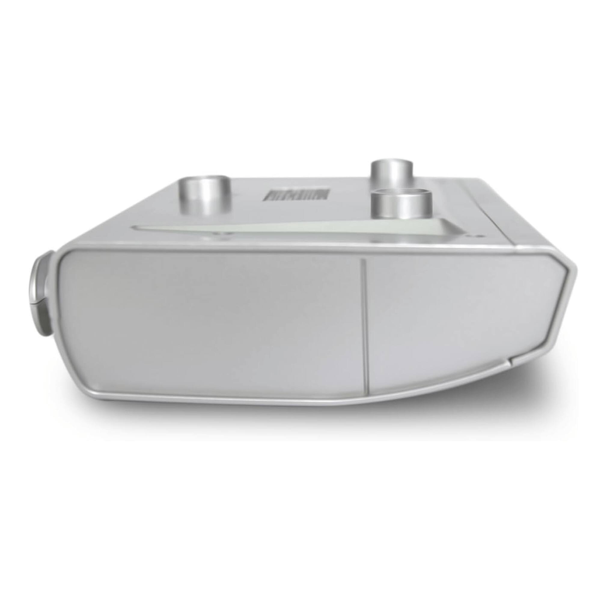 Left. Emerson - Emerson Undercabinet Bluetooth® Speaker with FM Radio - Silver.