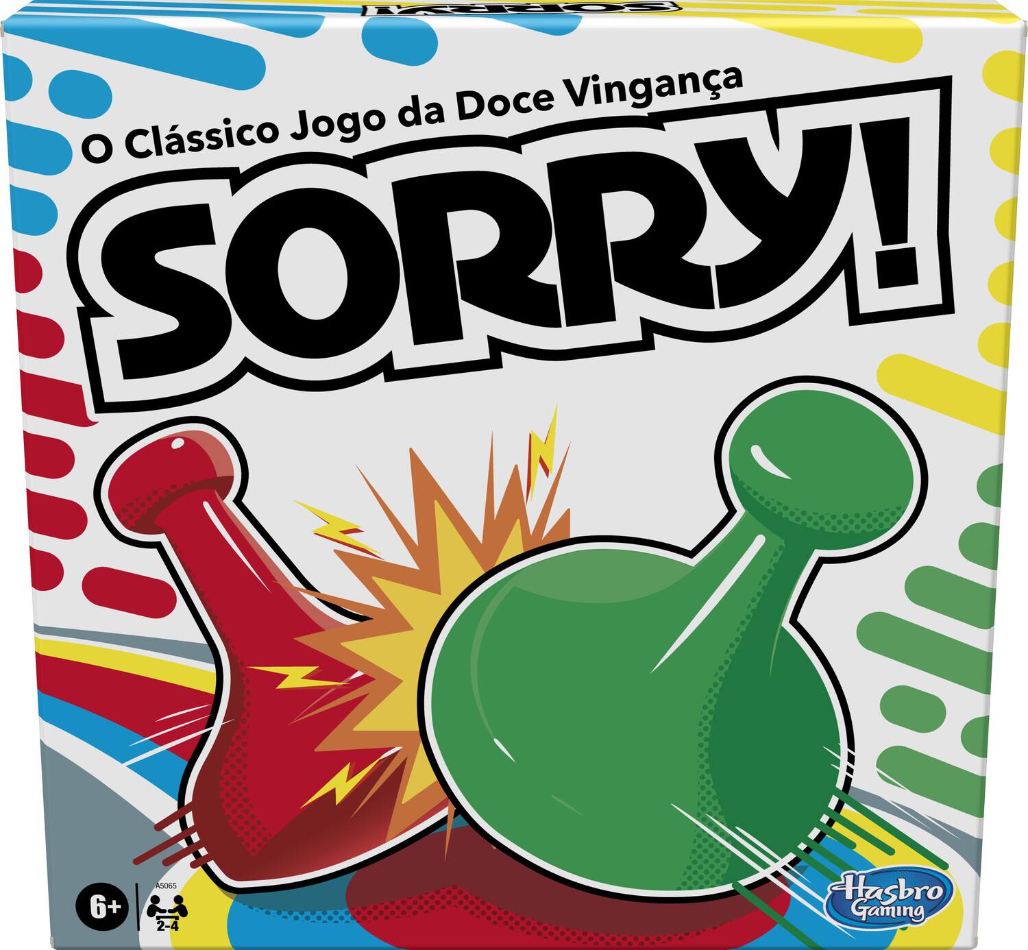 O Clássico Jogo da Doce Vingança SORRY! 6+ Aso6s 2-4 Hasbro Gaming