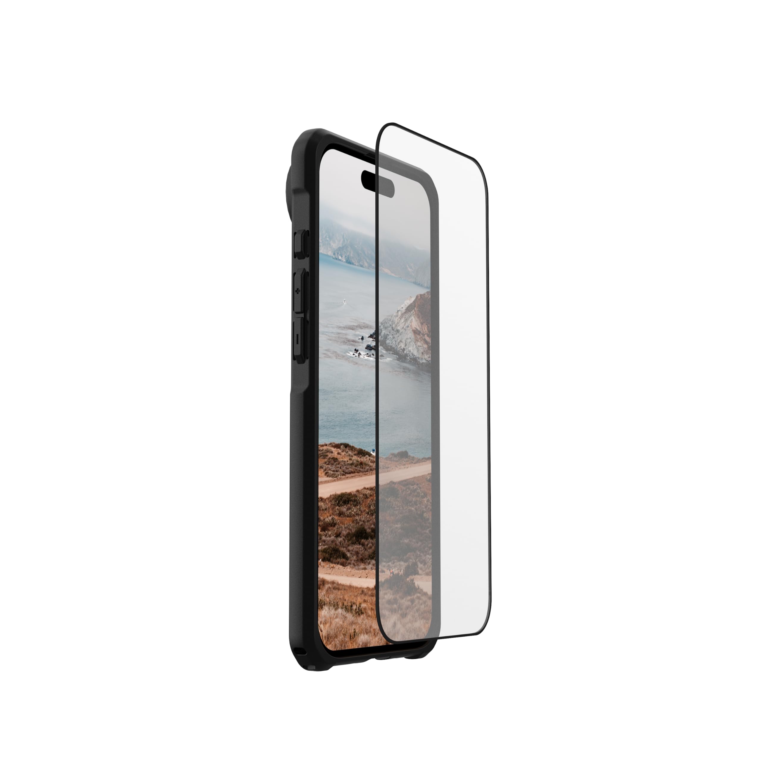 Alt View 3. UAG - iPhone Air Screen Protector - Anti-Fingerprint, Scratch Resistannce, HD Clarity Shatter Proof Tempered Glass - Clear.