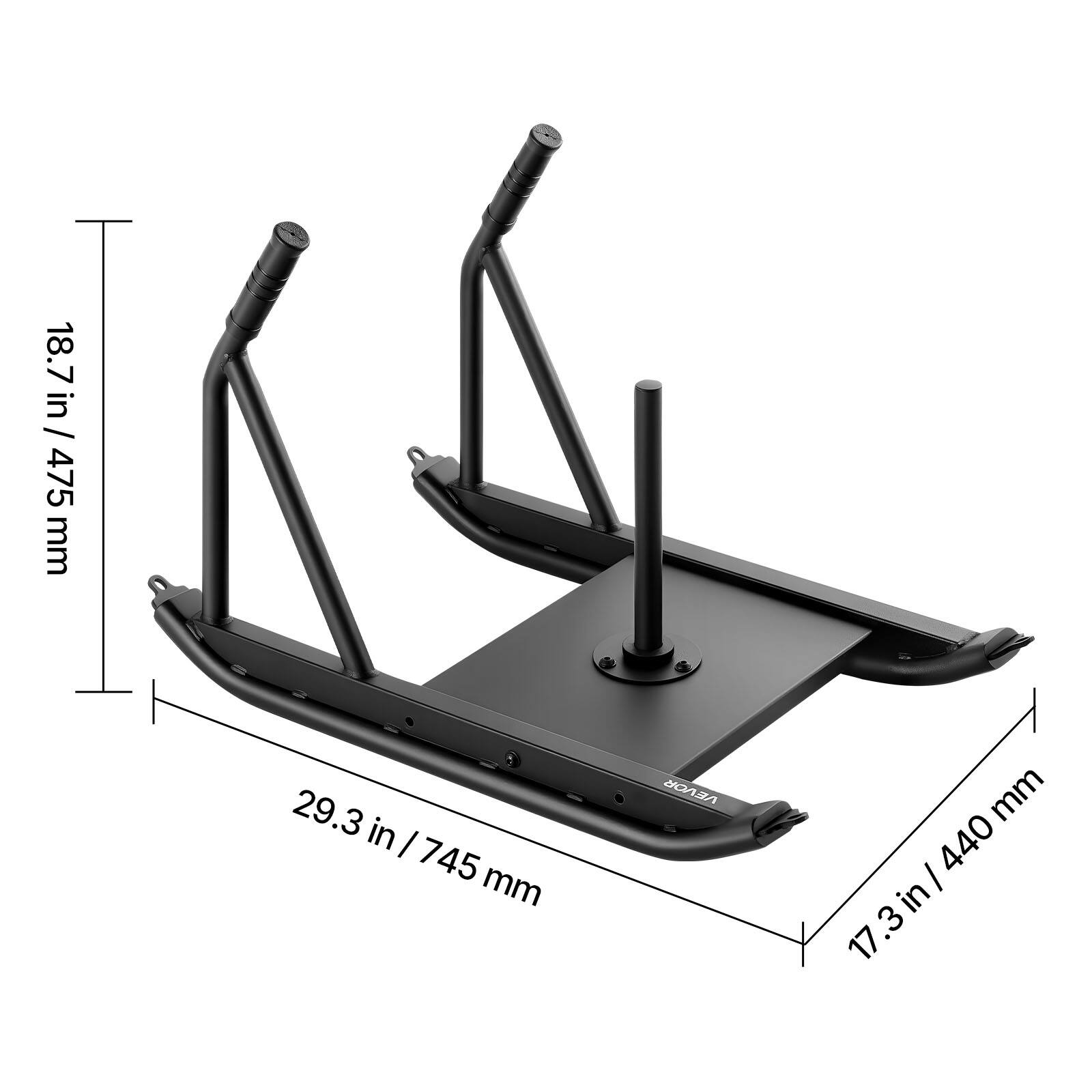 18.7 in / 475 mm  
29.3 in / 745 mm  
17.3 in / 440 mm