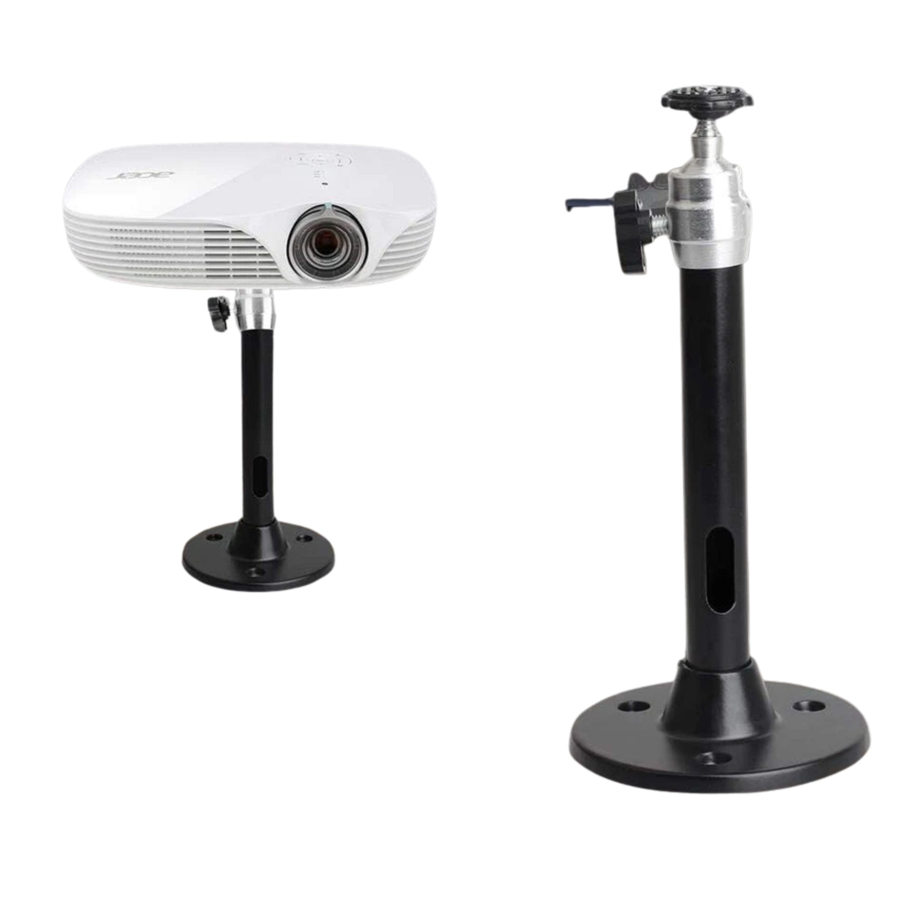 Kitcheniva - Rotatable Universal Wall Ceiling Mount Stand For Mini Projector DVR Camera 360 - Black