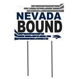 Jardine - Nevada Wolf Pack 18'' x 24'' Bound Yard Sign - White