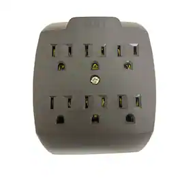 ProjeX - Grounded 6 outlets Adapter 1 pk