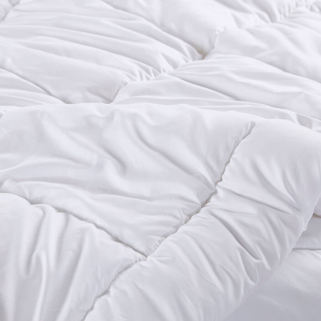 Alt View 5. Gracie Mills - Gracie Mills Mooney 500 Thread Count Embroidered Stripe Cotton Sateen Comforter Set - White/Grey.