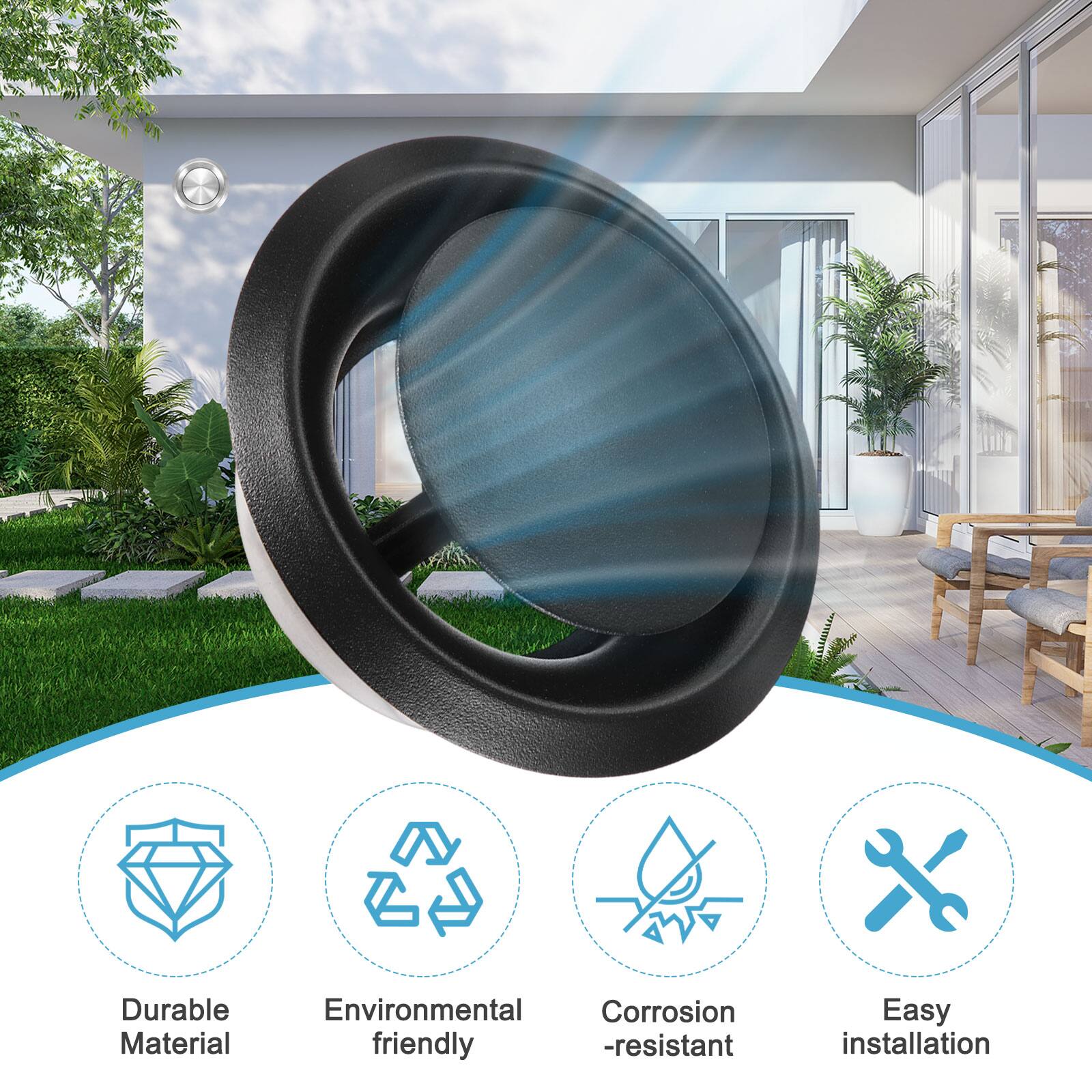 Durable Material  
Environmental friendly  
Corrosion-resistant  
Easy installation