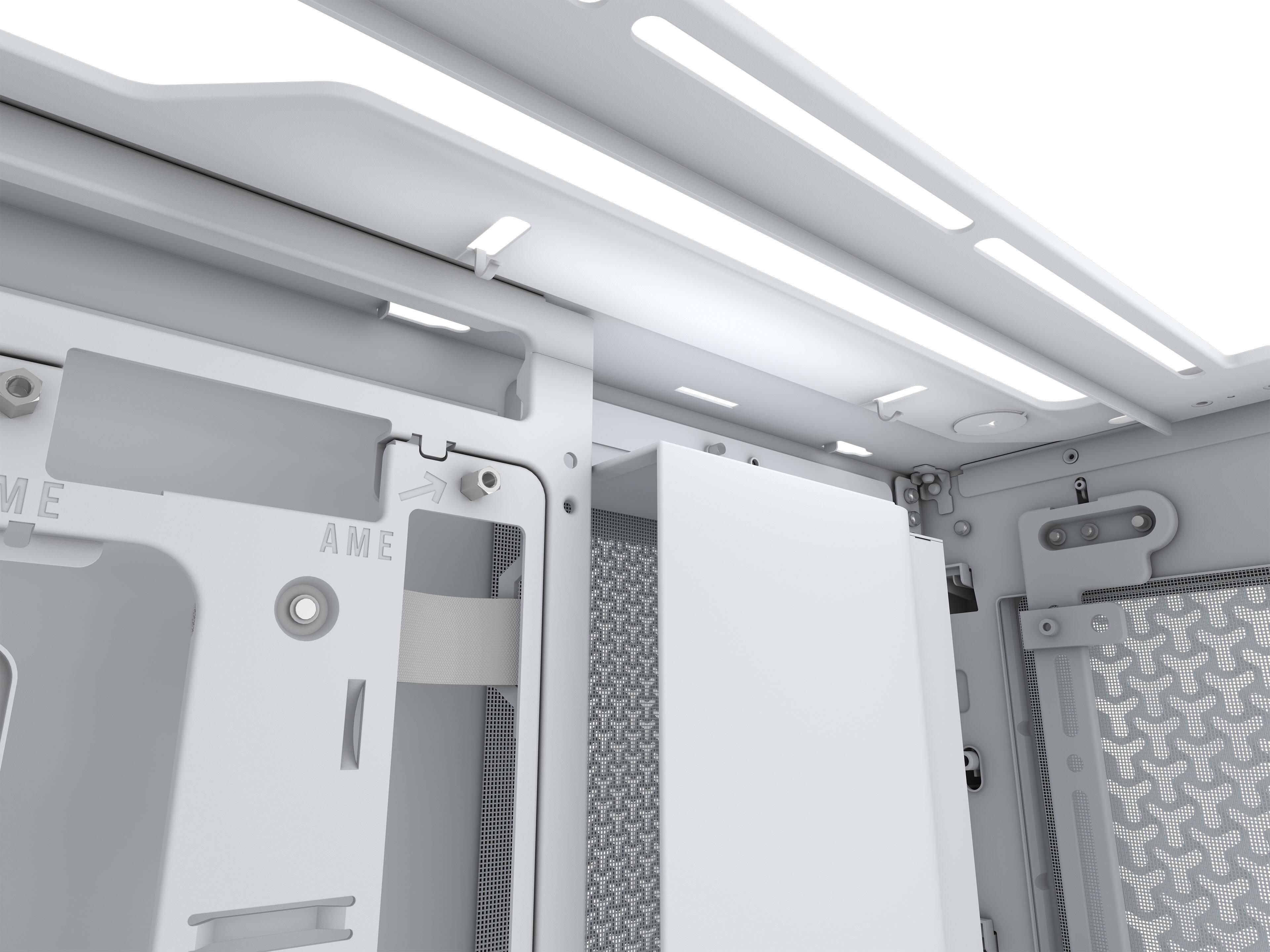 Alt View 29. CORSAIR - FRAME 4000D RS ATX Mid-Tower PC Case - White.