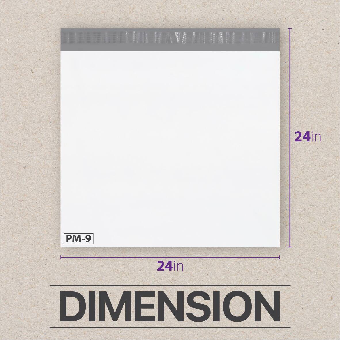 PM-9  
24in x 24in  
DIMENSION