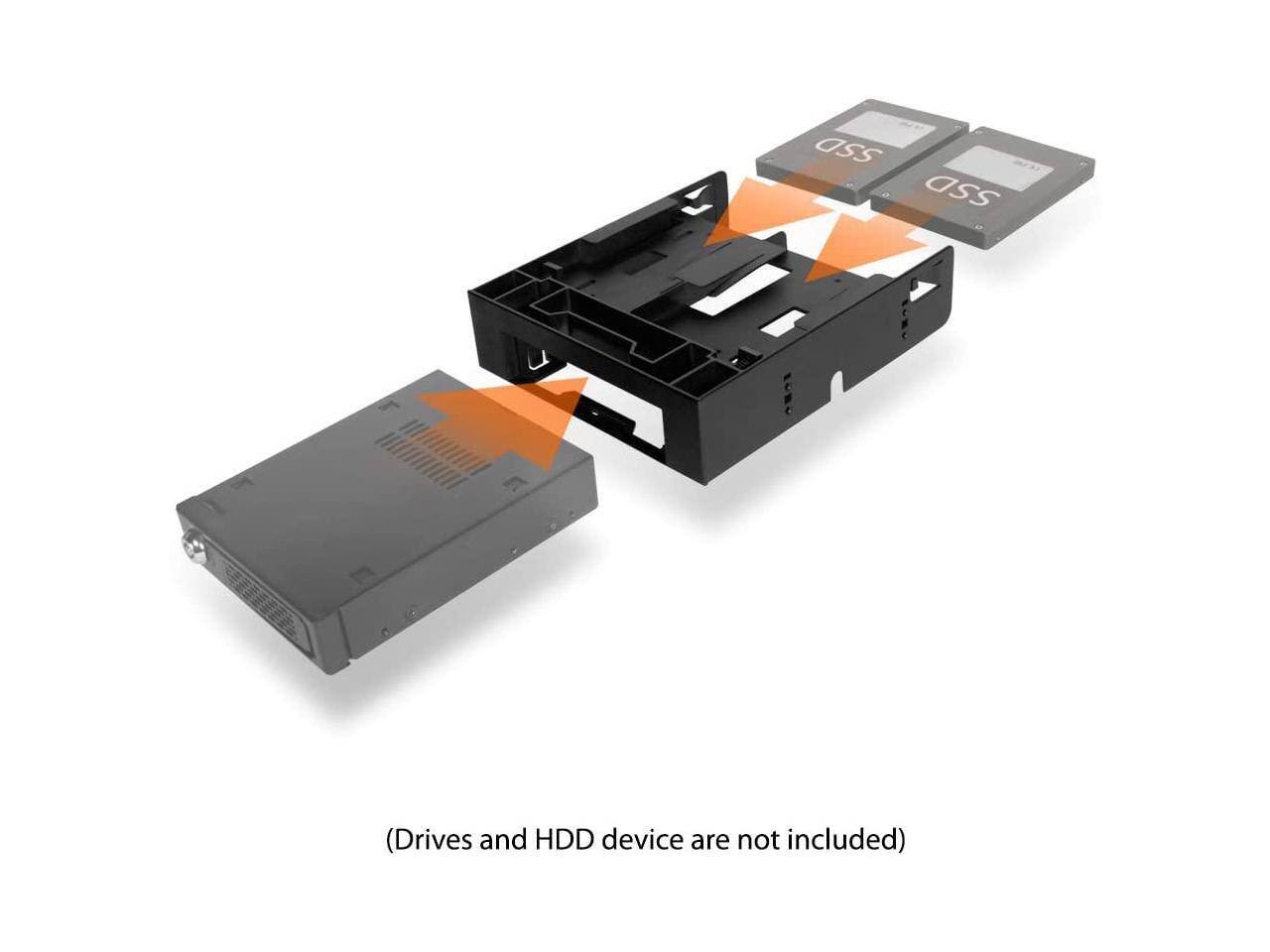 (Drives and HDD device are not included)