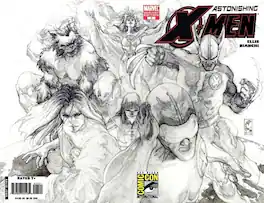 DC Direct - Sdcc 2008 Astonishing X-Men #25 Sketch Variant