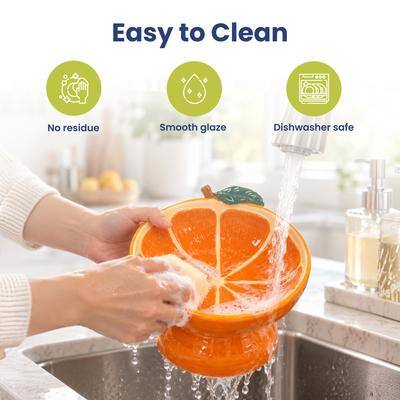 Easy to Clean  
No residue  
Smooth glaze  
Dishwasher safe