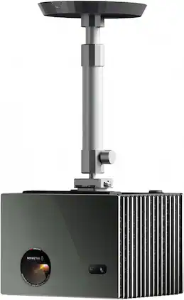 Valerion - VisionMaster Pro2 4K RGB Triple Laser Projector, 3000 ISO Lumens,15000:1 Contrast with Ceiling Mount - Black