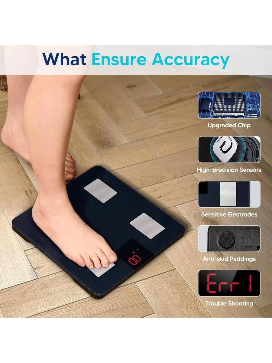 What Ensure Accuracy

- Upgraded Chip
- High-precision Sensors
- Sensitive Electrodes
- Anti-skid Paddings
- Trouble Shooting