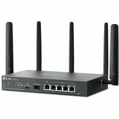 TP-Link BR100-4G
Omada 4G C3000 AX3000 Gigabit VPN Router
- 1 WAN/LAN
- 4 LAN Ports
- 100/1000M
- Nano SIM Card Slot
- LTE Signal
- SFP WAN/LAN
- 4G Antenna
- SYS/SPF Indicator
- Reset Button