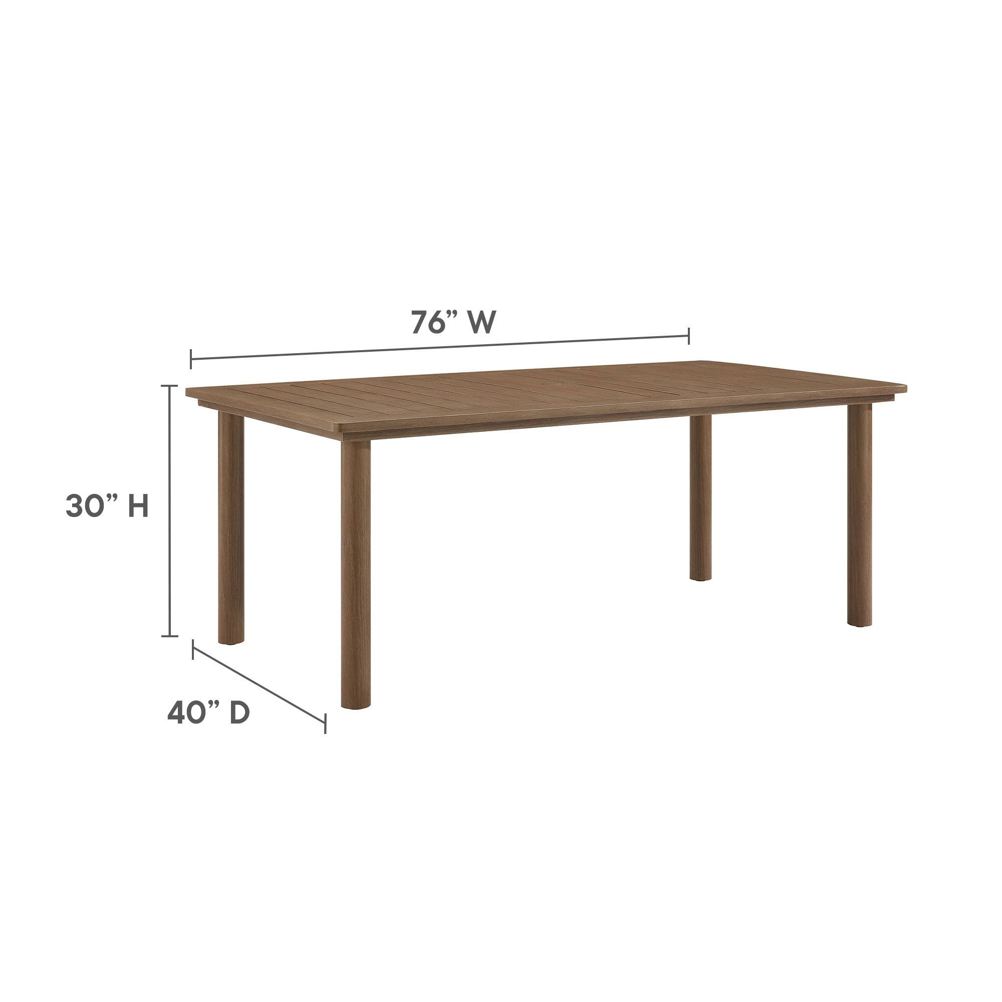 76" W x 30" H x 40" D