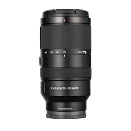 Sony - Alpha 70-350mm F4.5-6.3 G OSS Super-Telephoto APS-C Lens (International Model) - Black