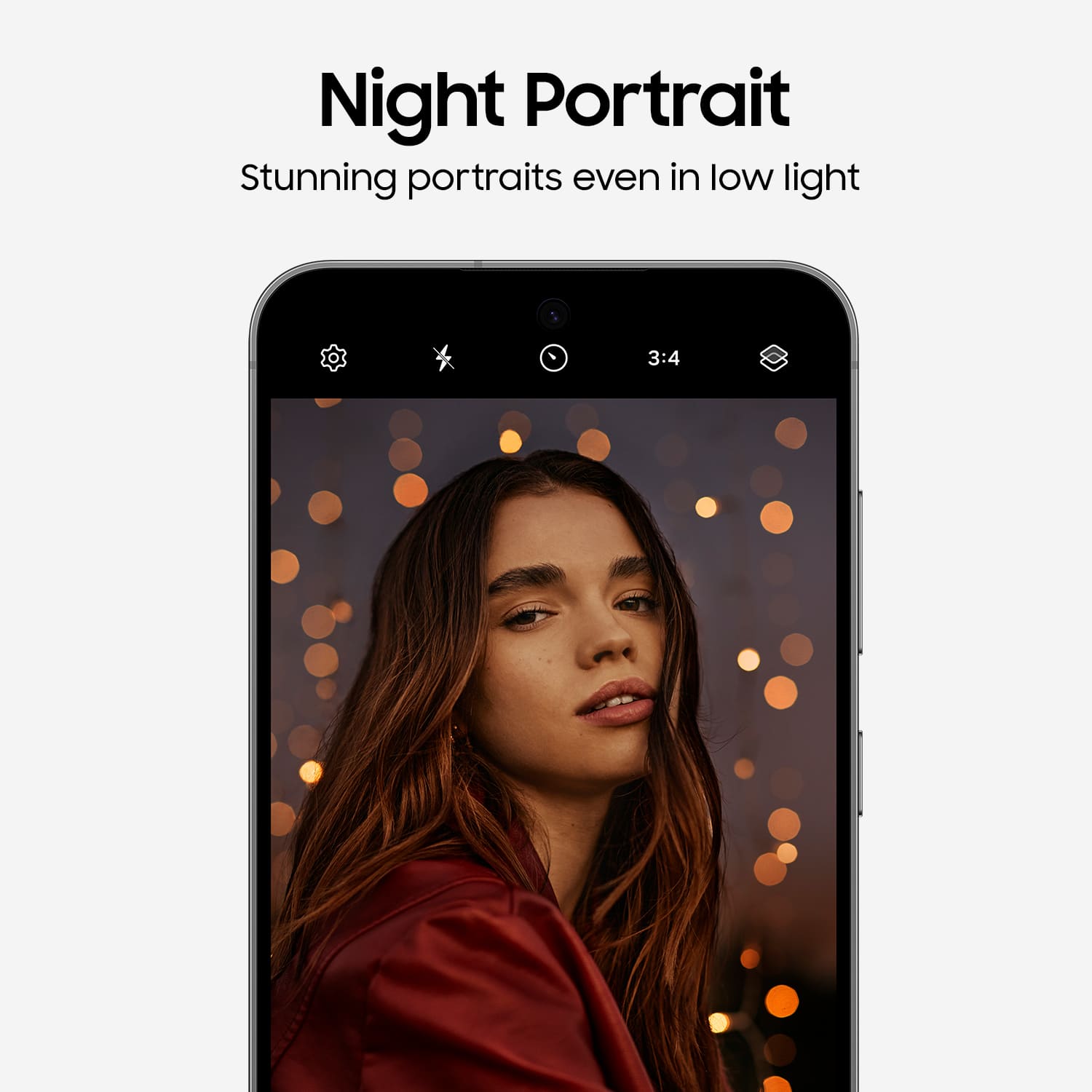 Night Portrait: Stunning portraits even in low light.