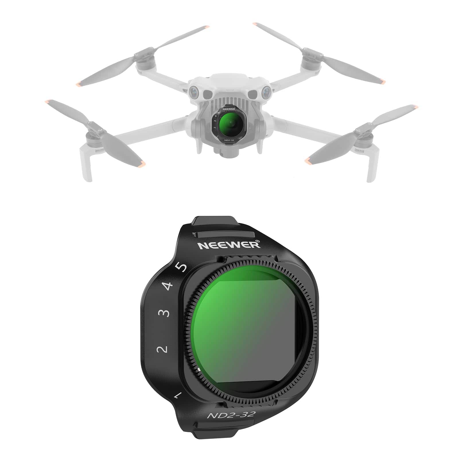 Neewer - ND2-32 VND Filter for DJI Mini 5 Pro (Snap-On)