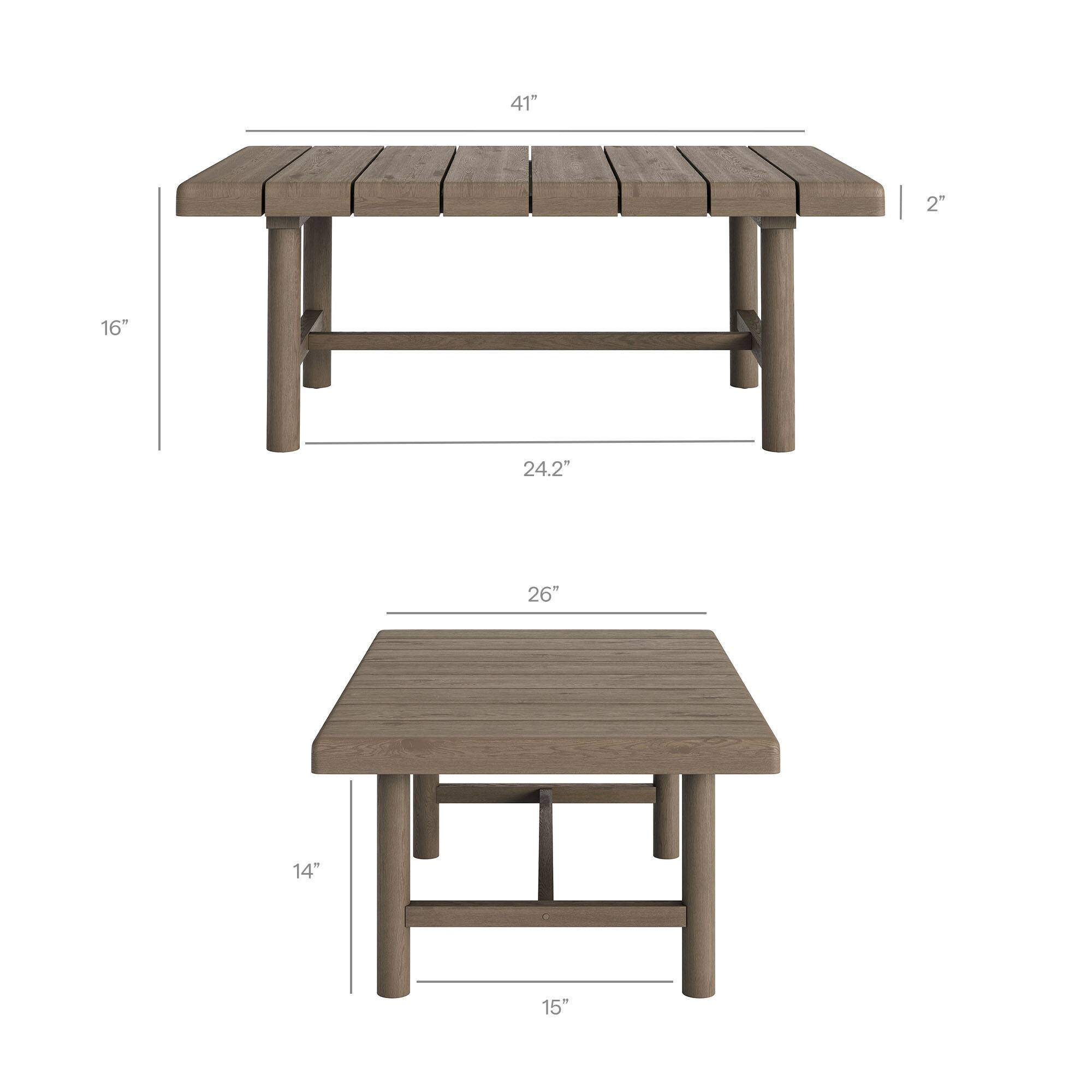 41" x 2" x 16" x 24.2"  
26" x 14" x 15"