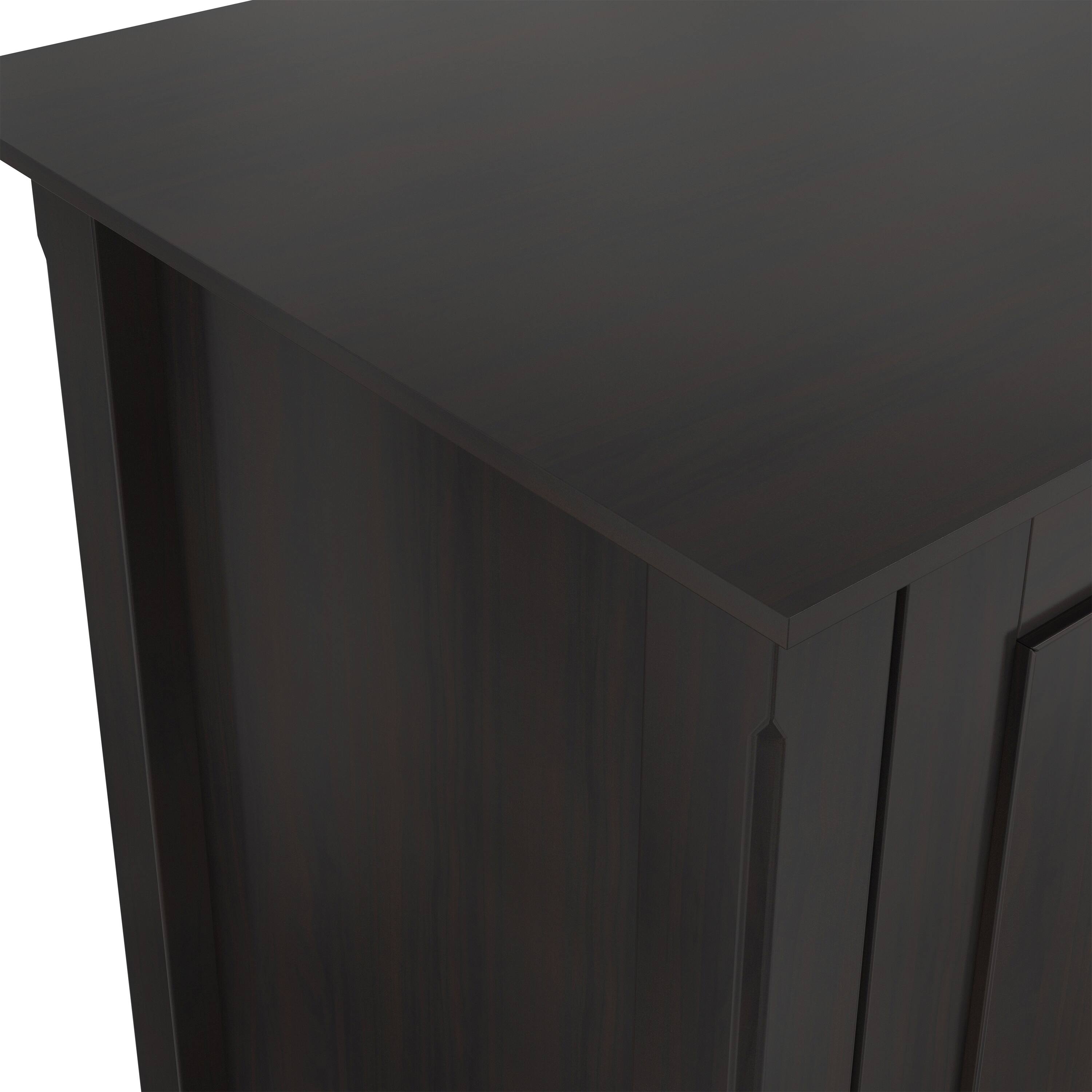 Alt View 3. Simpli Home - Simpli Home Amherst 37W Medium Storage Cabinet with 2 Doors - Hickory Brown.