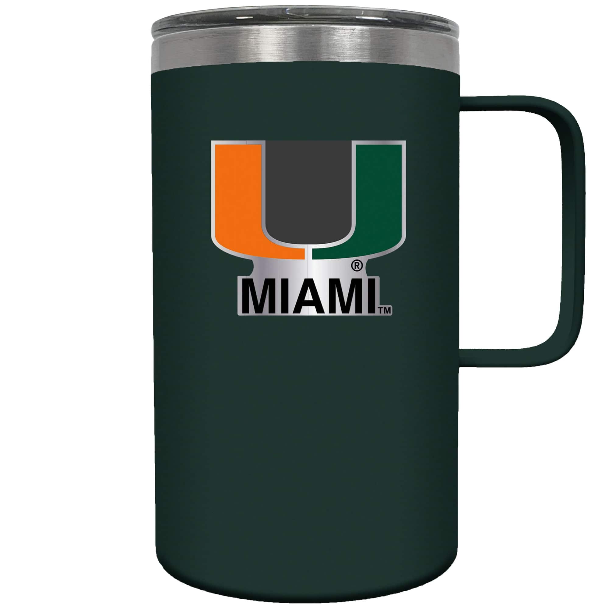 Great American Products - Miami Hurricanes 18oz. Hustle Travel Mug - Multicolor price history on PriceWatchPro