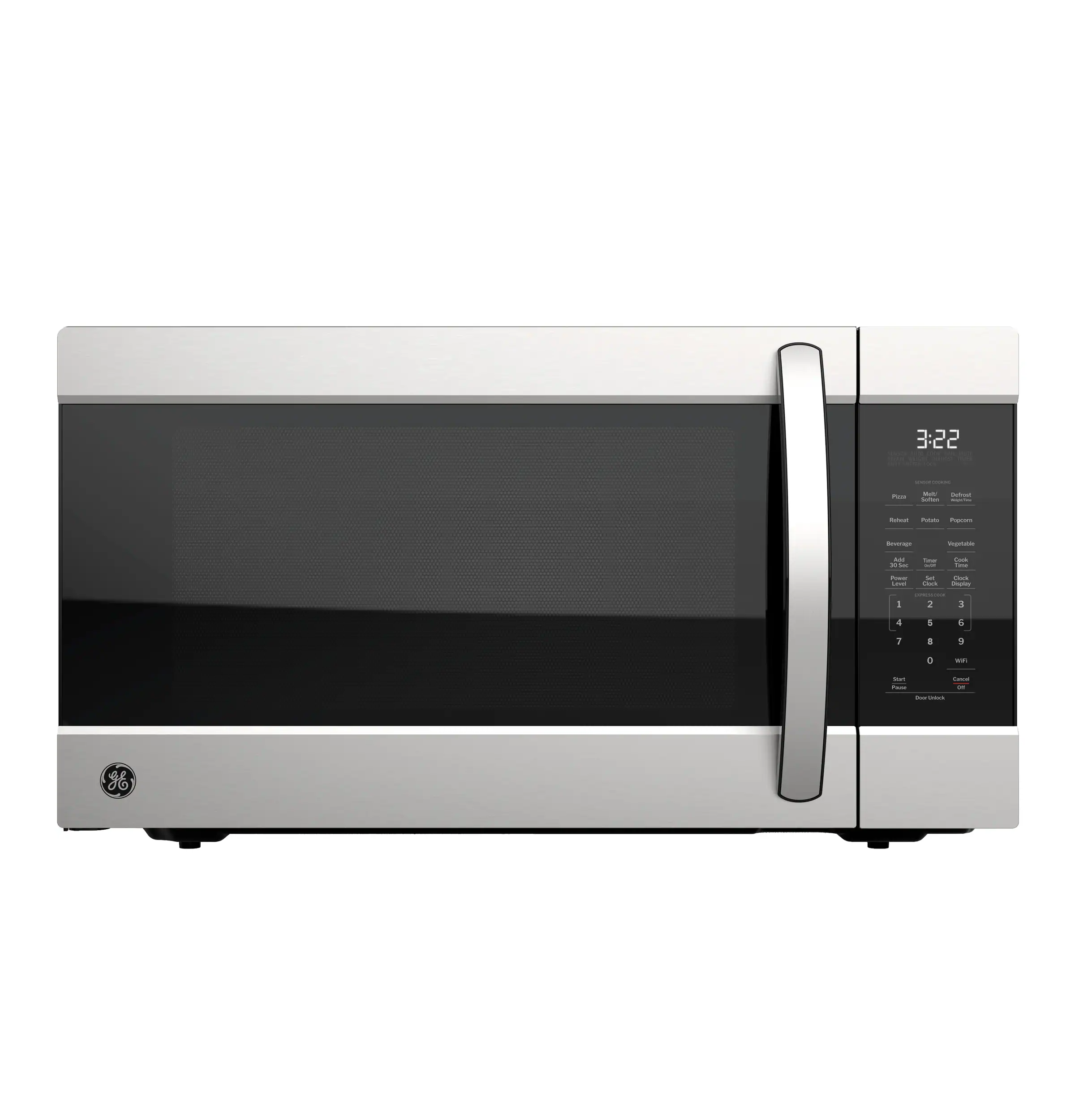 GE - 2.2 Cu. Ft. Countertop Microwave with Built-In Wi-Fi - Stainless Steel