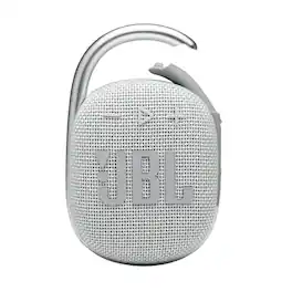 JBL - Clip 4 Portable Mini Bluetooth Speaker, IP67, 10h - White Colour