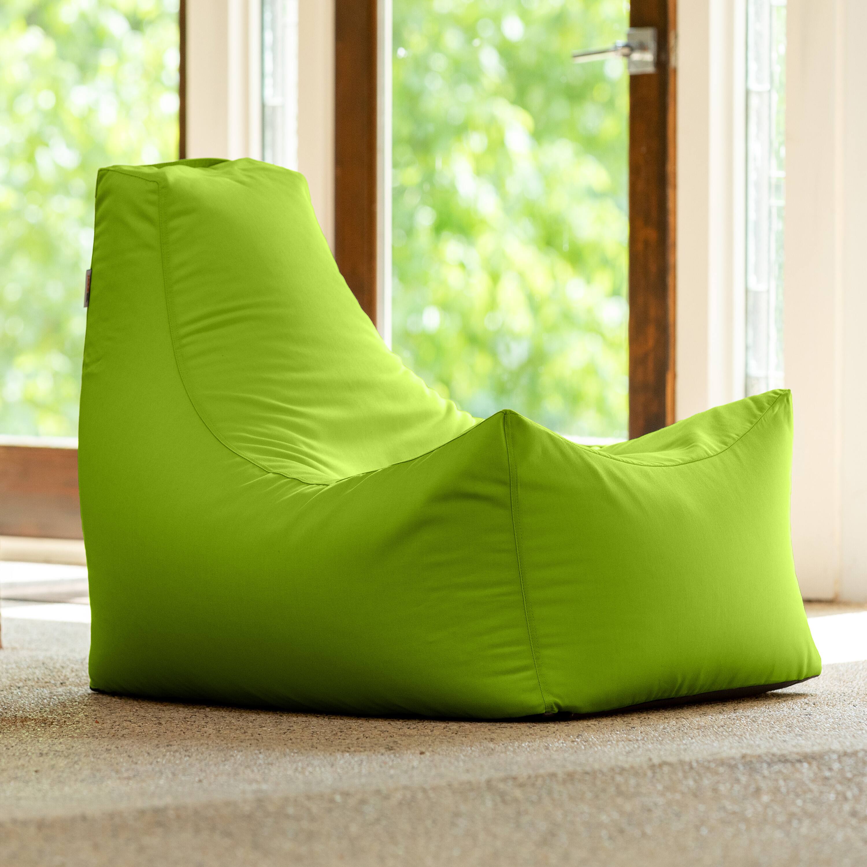 Alt View 2. Jaxx - Jaxx Juniper Outdoor Bean Bag Patio Chair & Poolside Lounge, Lime Green - Lime.
