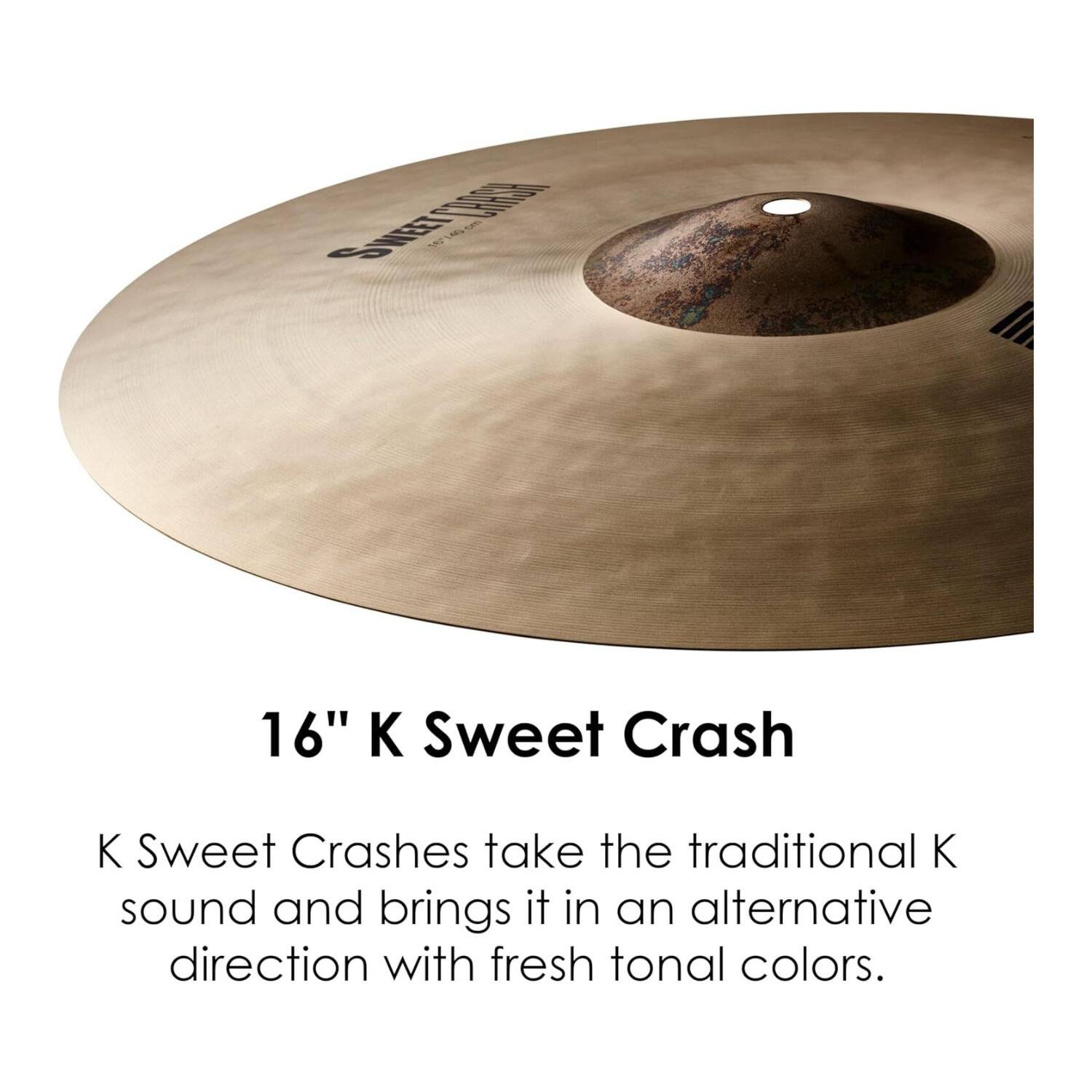 16" K Sweet Crash

K Sweet Crashes take the traditional K sound and bring it in an alternative direction with fresh tonal colors.