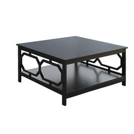 Convenience Concepts - Omega Square 36" Coffee Table - Black