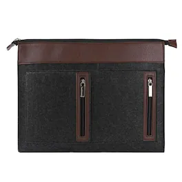 Kitcheniva - Woolen Felt Laptop Sleeve Case Cover Bag For 12" Laptop - Brown