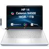 HP 14 Celeron N4500 16GB / 1TB 1 I I Bluetooth 5.4 HD Wi-Fi 6