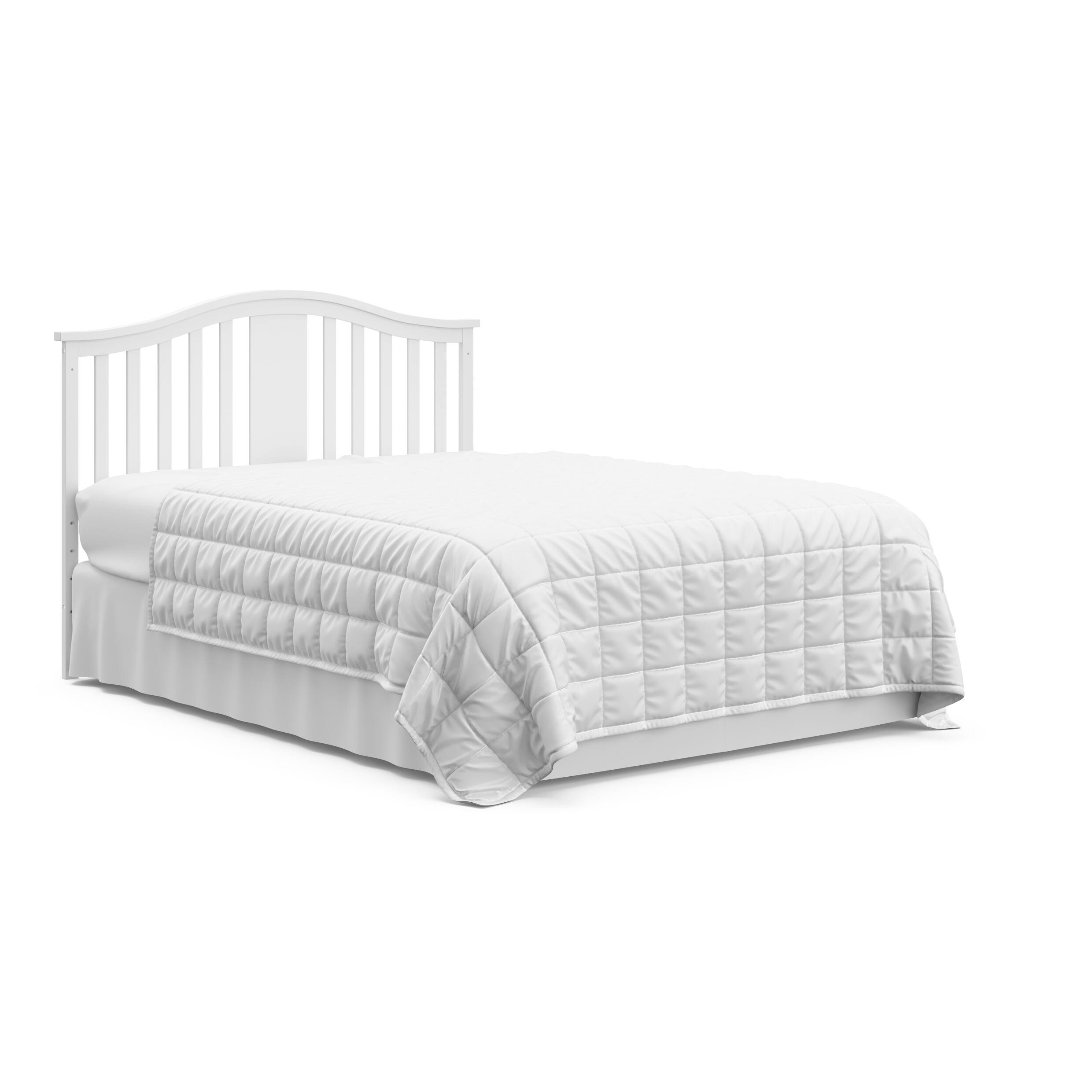 Alt View 19. Graco - Solano 5-in-1 Convertible Crib with Drawer - White.