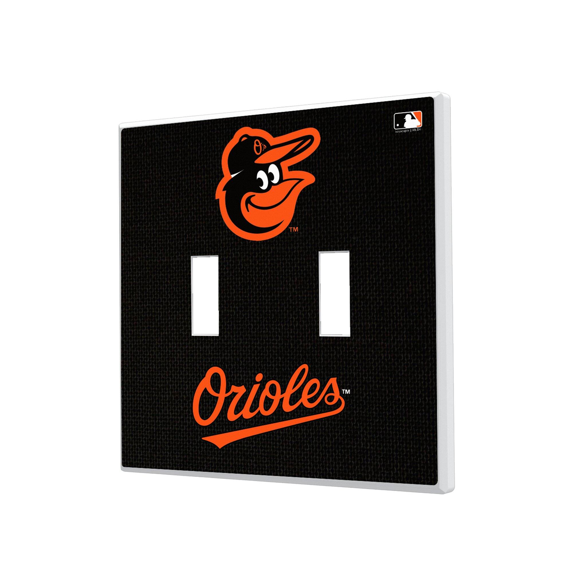 Keyscaper - Baltimore Orioles Solid Design Double Toggle Light Switch Plate - Multicolor price history on PriceWatchPro