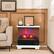 Alt View 3. Costway - Costway 27" Electric Fireplace Heater Freestanding 1400W Remote Control Timing Function White - White.