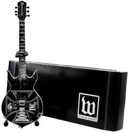 Zakk Wylde - Axe Heaven Zakk Wylde Doom Crew Inc. Heathen Grail Mini Guitar Replica Collectible - Collectibles - Multicolor