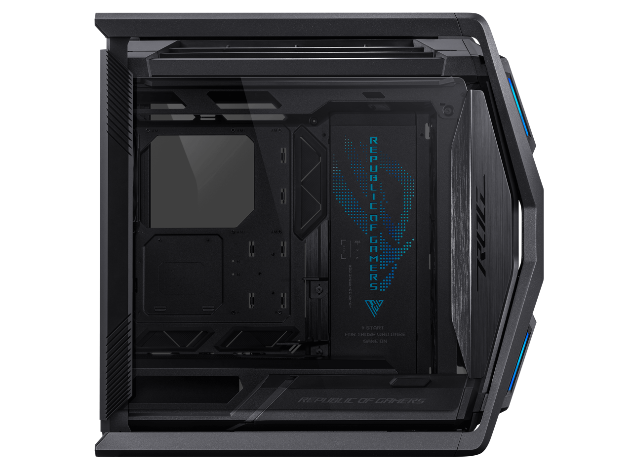 ROG Hyperion GR701 ブラック PCケース ASUS ROG Hyperion GR701 EATX full tower case, semi open, tool free