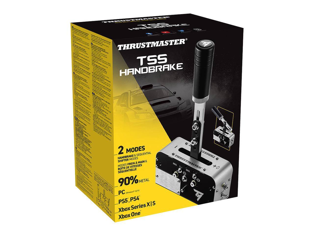 THRUSTMASTER TSS HANDBRAKE 2 MODES & SEQUENTIAL HANDBRAKE MODES SHIFTER MAIN & MODES FREIN DE VITESSES BOITE SÉQUENTIELLE 90% METAL PC PS5, PS4 XBOX SERIES X/S XBOX ONE THRUST SEG THRUSTMASTER SEG 5